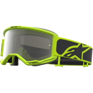 GAFAS ALPINESTARS VISION 5 RORA NEGRO/ AMARILLO FLUOR - LENTE PLATA