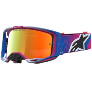 GAFAS ALPINESTARS VISION 8 MAVEN ROJO FUEGO/ NEGRO - LENTE ROJA
