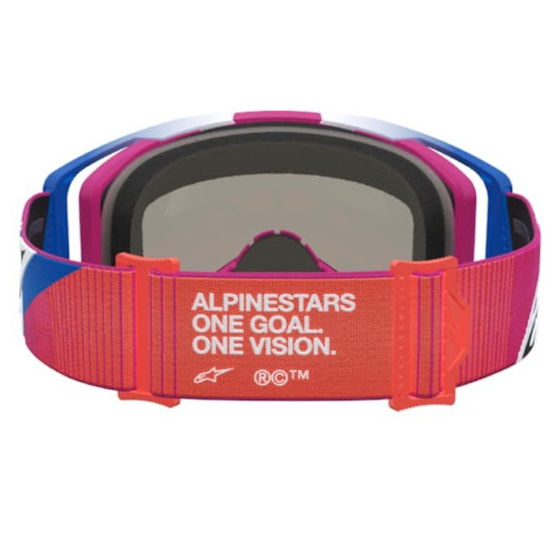GAFAS ALPINESTARS VISION 8 MAVEN ROJO FUEGO/ NEGRO - LENTE ROJA - Imagen 2