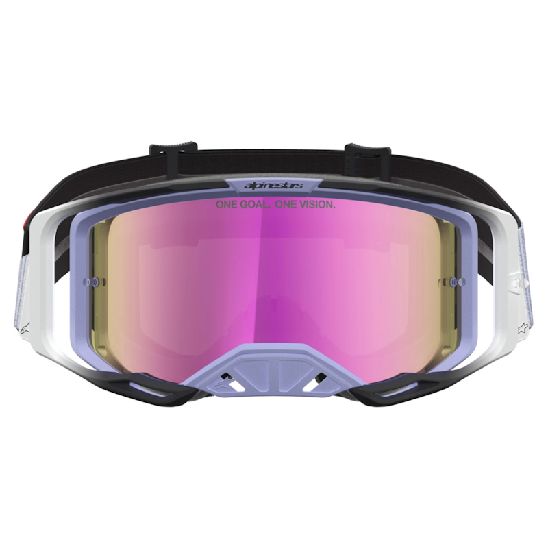GAFAS ALPINESTARS VISON 8 MAVEN LILA/ NEGOR - LENTE ROSA - Imagen 3