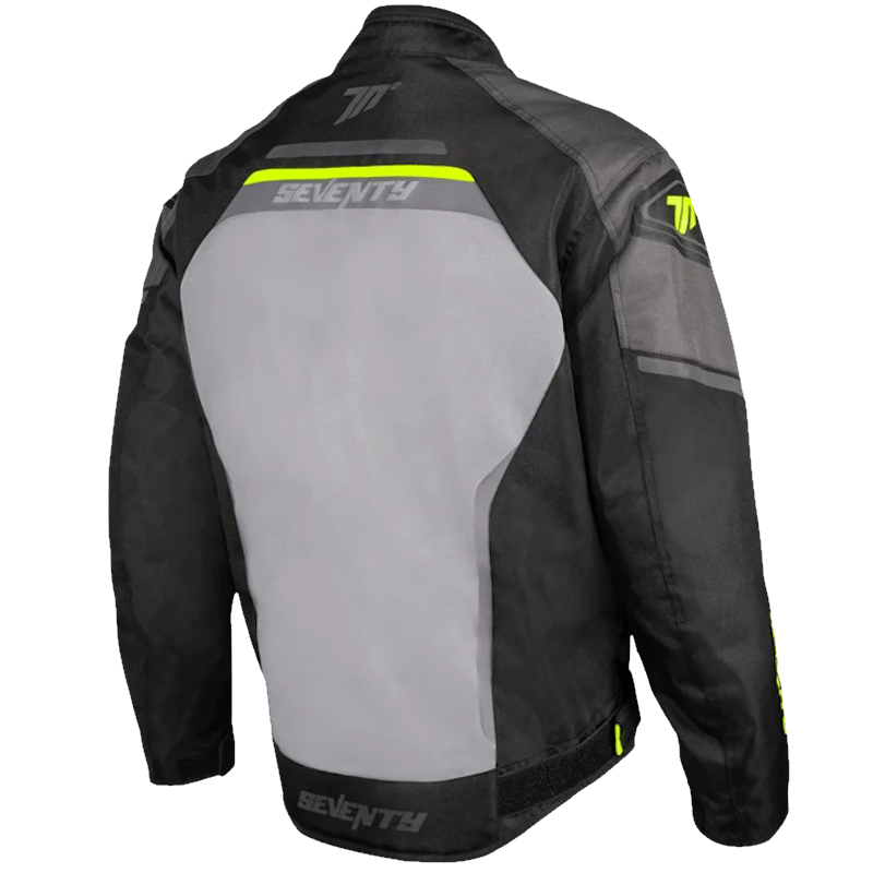 SEVENTY SD-JR65 PISTON HOMBRE NEGRO/ GRIS/ AMARILLO FLUOR - Imagen 2