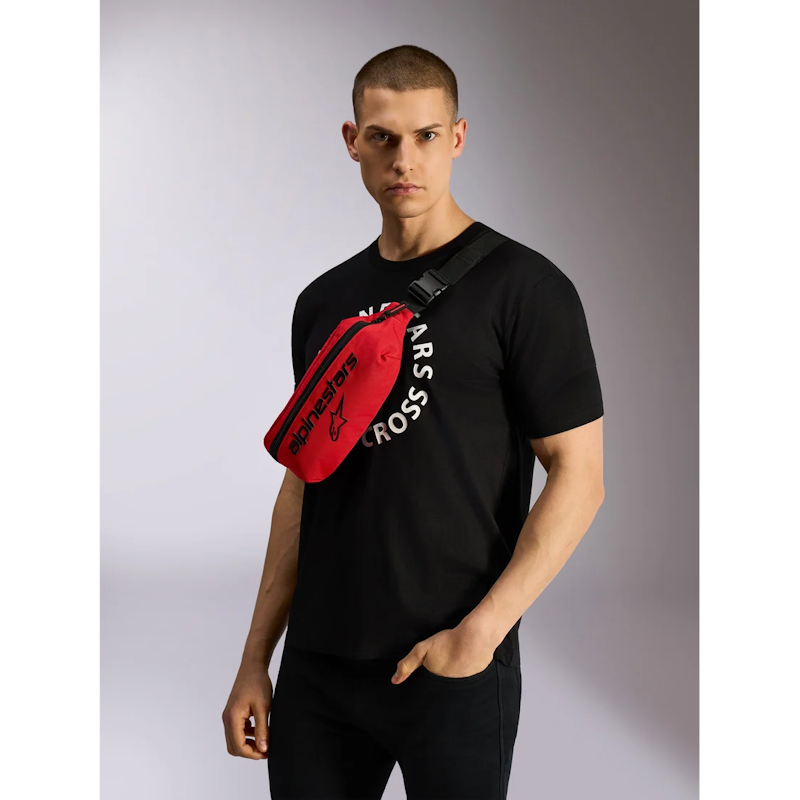 RIÑONERA ALPINESTARS ONLY LINEAR ROJO/ NEGRO - Imagen 2